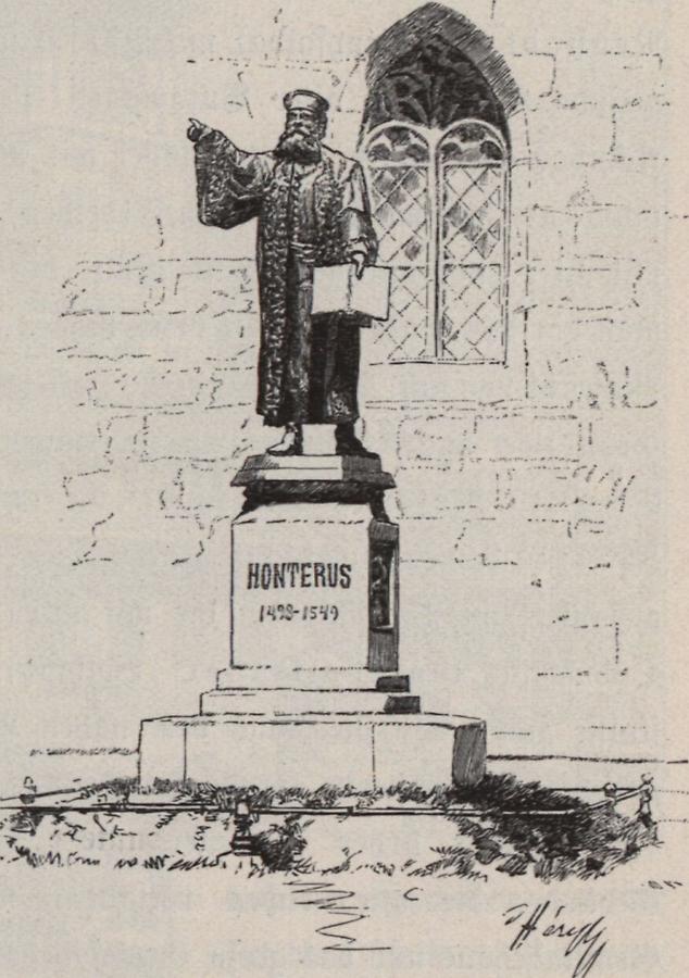 Illustration Honterus-Denkmal zu Kronstadt