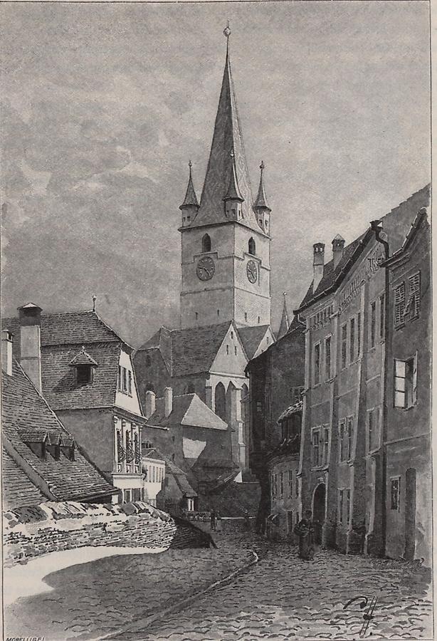 Illustration Hauptkirche in Hermannstadt