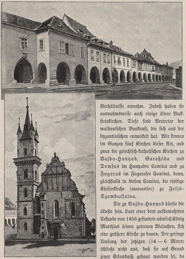 Illustration Kirche zu Bistritz