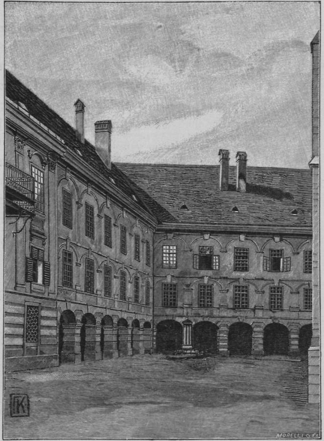 Illustration Erzbischöflichen Palais in Agram