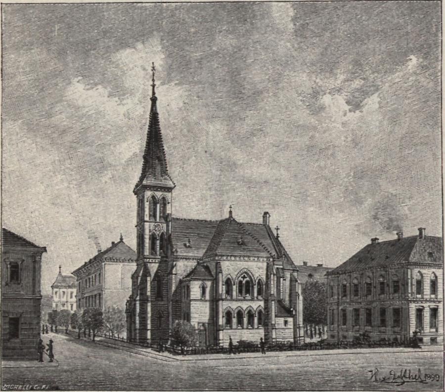 Illustration Evangelische Pfarrkirche in Agram