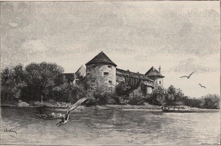 Illustration Schloss bei Sissek