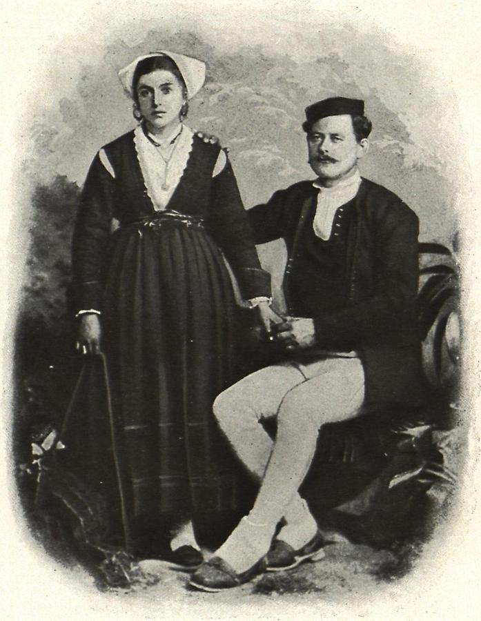 Illustration Istrianisches Ehepaar