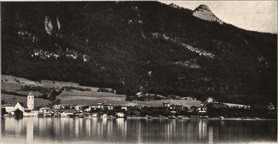 Illustration St Wolfgang am Wolfgangsee