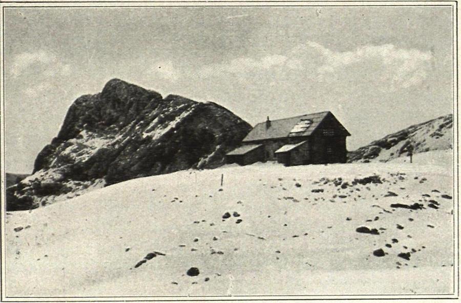 Illustration Deschmannhütte im Triglav-Gebiete