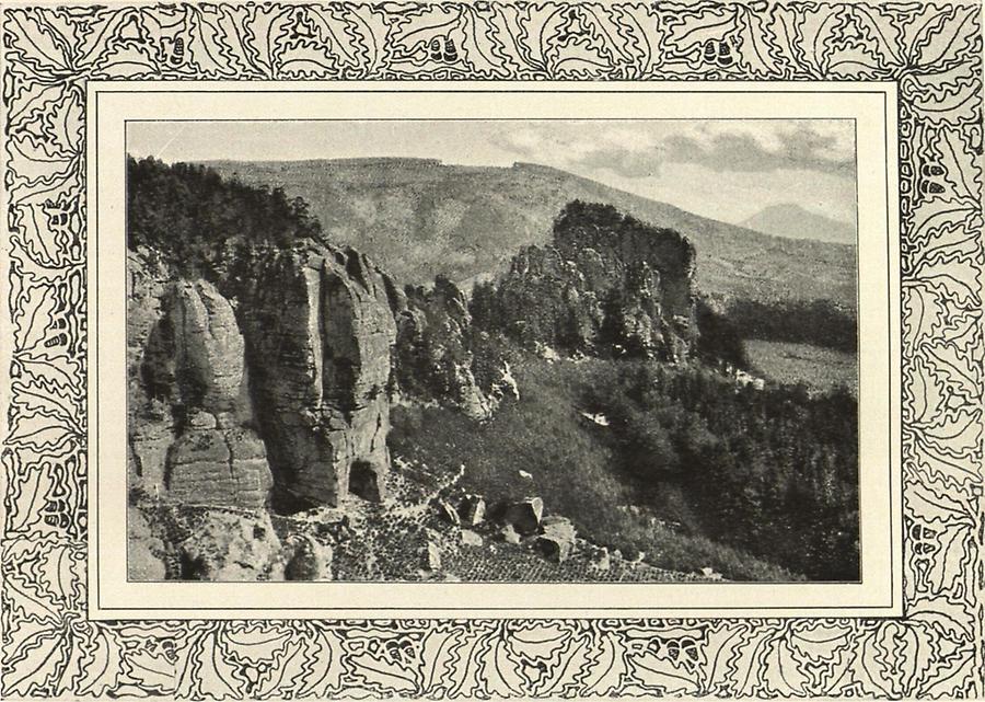 Illustration Das Böhmische Massiv als Ostpfeiler des Deutschen Mittelgebirges Von Professor Dr Oskar Kende