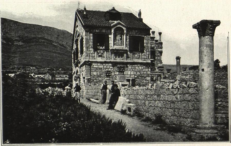 Illustration Salona: Landhaus des Monsignore Bulic in den Ruinen