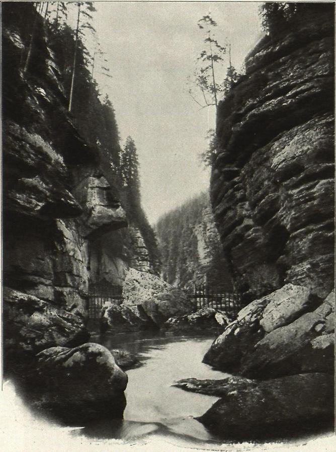 Illustration Böhmische Schweiz: Wilde Klamm, Festung