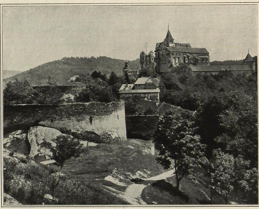 Illustration Burg Pernstem bei Nedwieditz