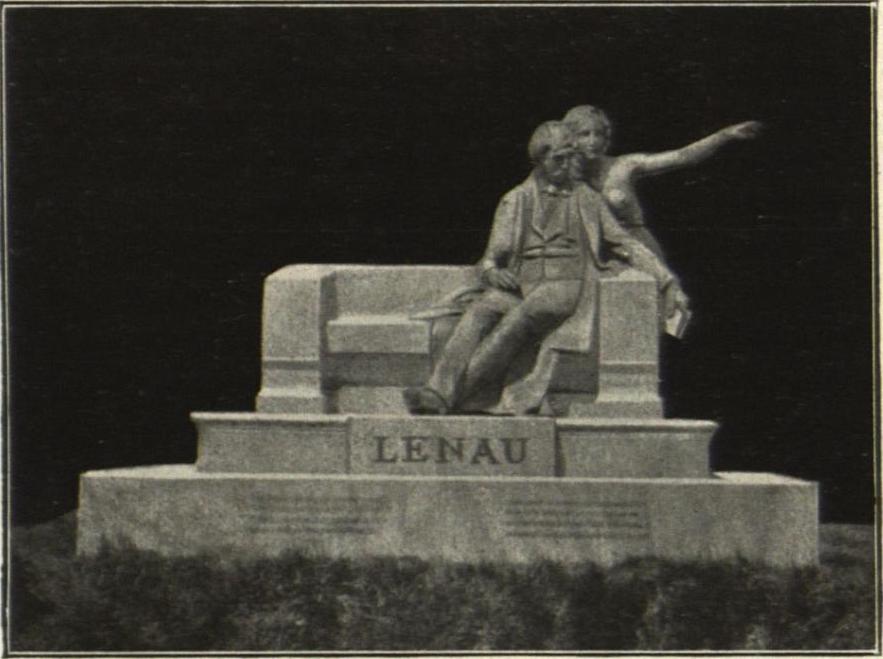 Illustration Lenaudenkmal in Csalad