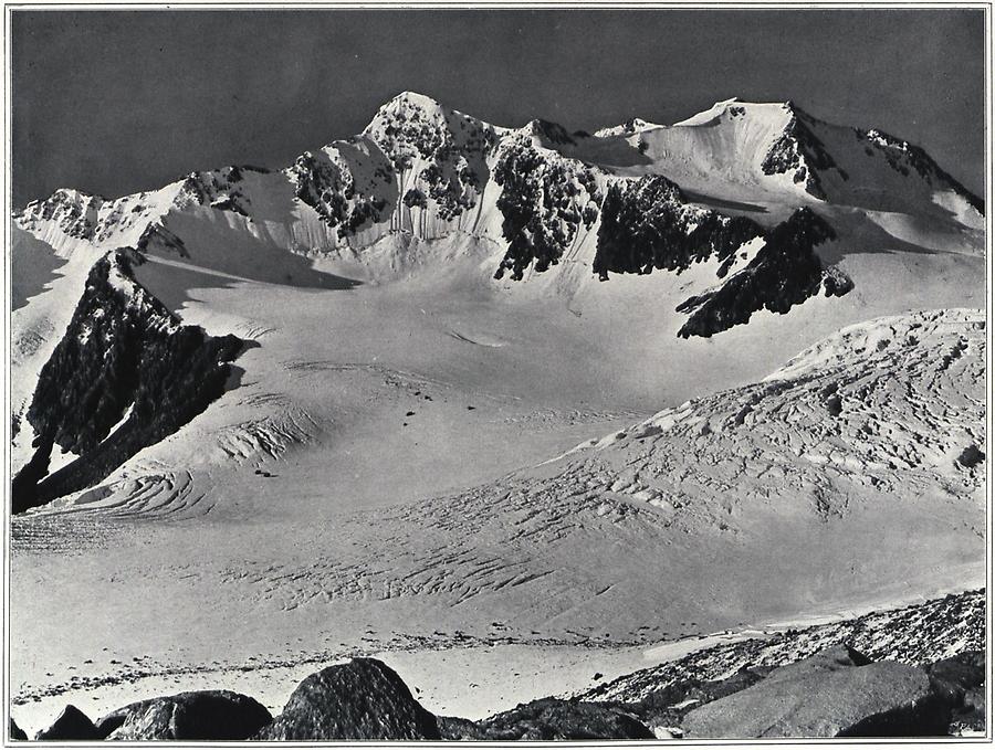 Illustration Boßer vom Übeltal-Ferner in der Stubaiergruppe