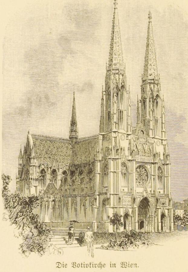 Illustration Die Votivkirche in Wien