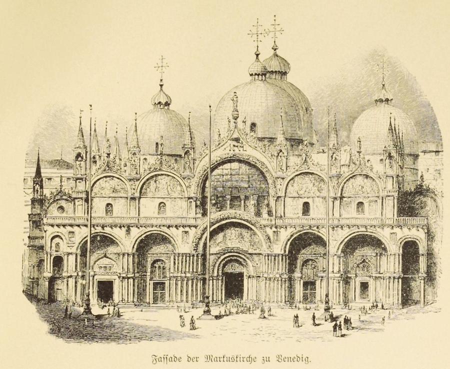 Illustration Markuskirche zu Venedig