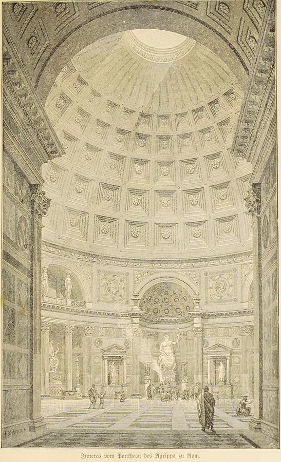 Illustration Pantheon des Agrippa in Rom