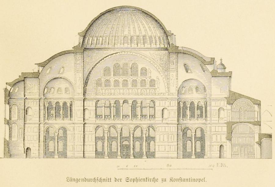 Illustration Sophienkirche zu Konstantinopel