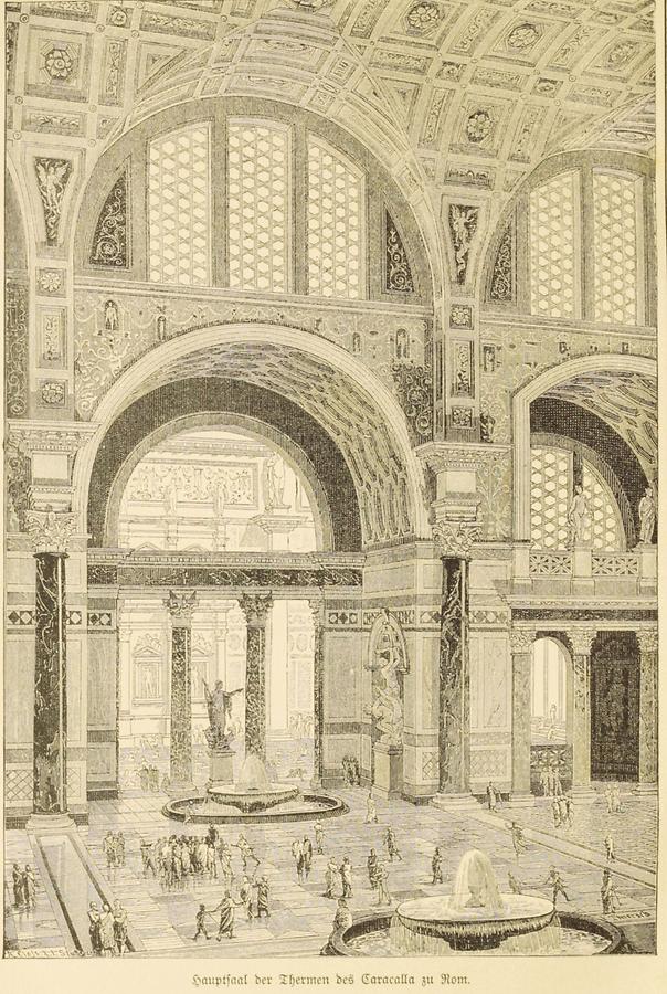 Illustration Thermen des Caracalla zu Rom