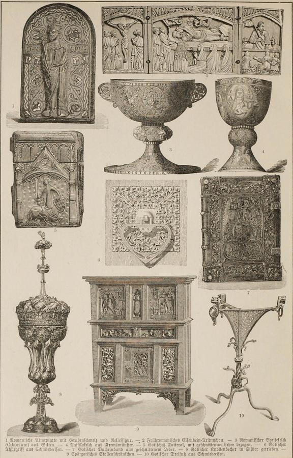 Illustration Romanische und gotische Stilperiode