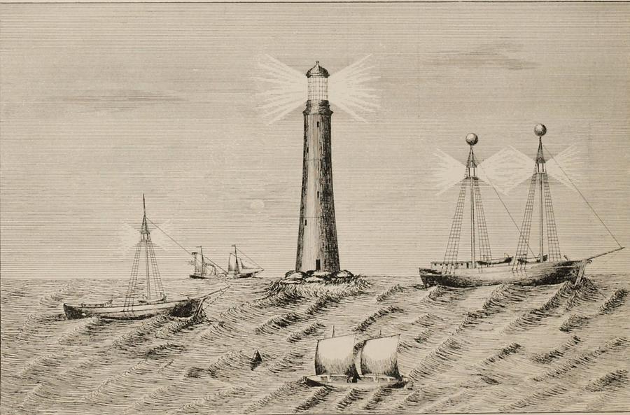 Illustration Leuchtturm (Tafel II)