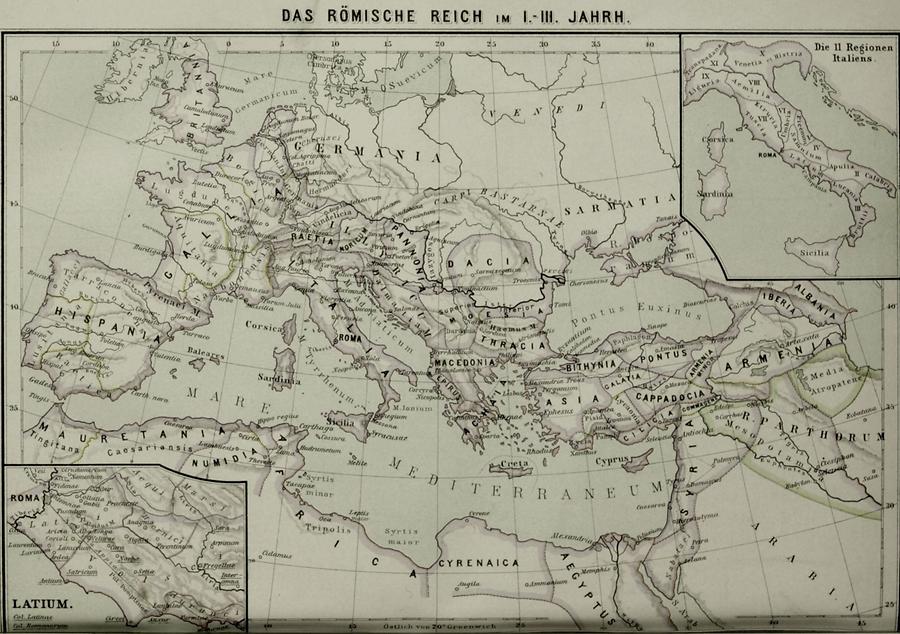 Illustration Römisches Reich im I--III. Jhdt