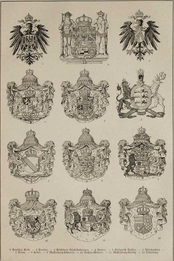 Illustration Wappen (Tafel I)