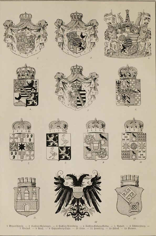 Illustration Wappen (Tafel II)