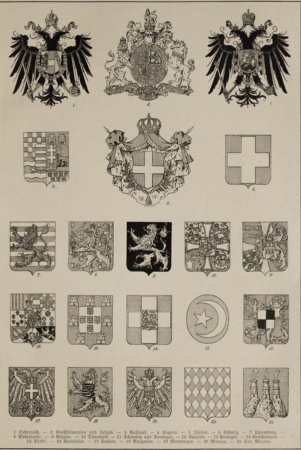 Illustration Wappen (Tafel III)