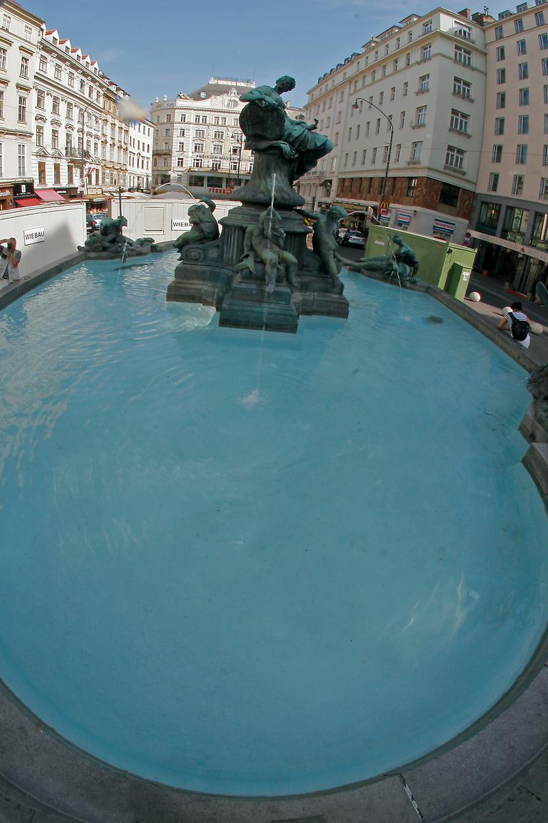 Brunnen in der City
