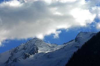 Wolken über Spitzen, Gerlos, 2014