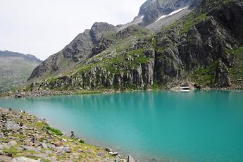 Stubaier Alpen, blaue Lacke