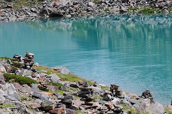 Stubaier Alpen, blaue Lacke