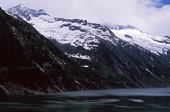 Zillergrund-Speicher mit Plauener Hütte, 1991