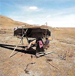 Tibetische Nomadin