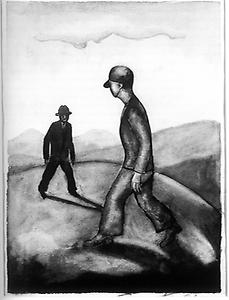 Franz Probst: Eine äußerst misstrauische Konfrontation (1926)- Foto: P. Diem