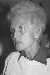 Freda Meissner-Blau. Foto, 1986, © Die Presse/Michaela Seidler, für AEIOU
