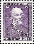 Sonderbriefmarke zum 150. Geburtstag von Rokitansky
