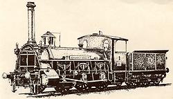 Lokomotive 'Johann Adolf' von Georg Sigl, 1868, Sammlung Alfred Wolf
