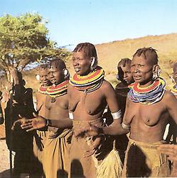 Turkana-Frauen in der Gegend des Stefanie-Sees
