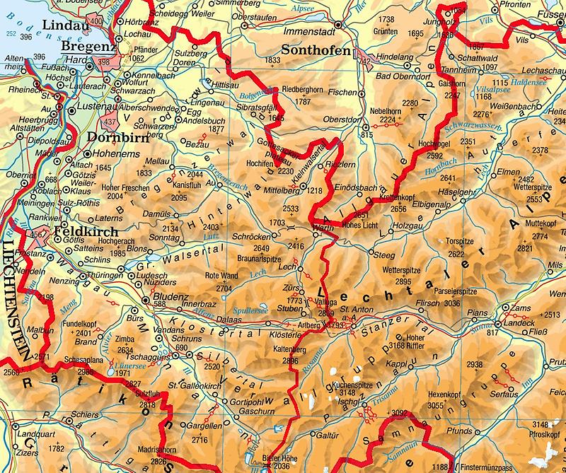 Vorarlberg | Landkarte-Österreich | Alles über Österreich | Community