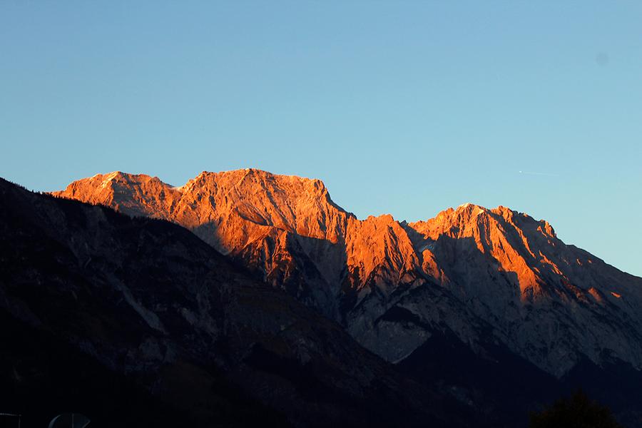 Bettlwurf im Abendlicht