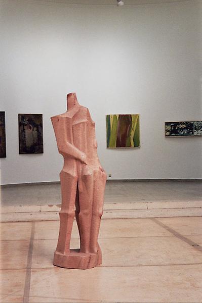 'Paar' (2001) Birnenholz; H: 205 cm, © miehnay