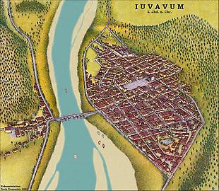 Rekonstruktion der Stadt Juvavum