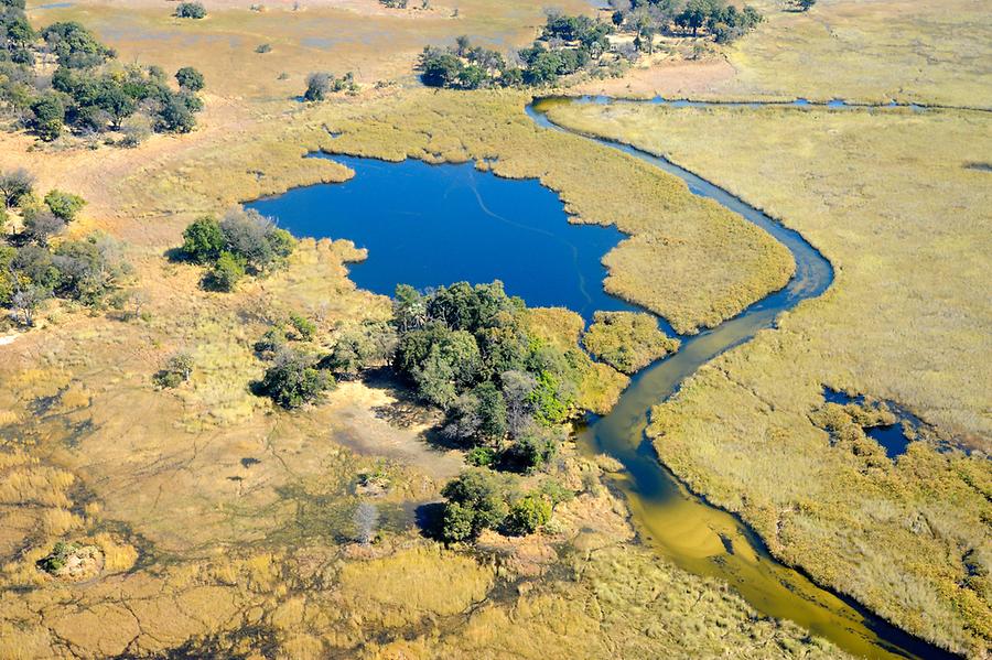 Flight over Okavango