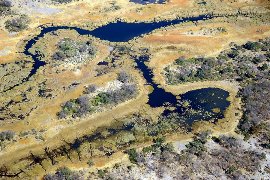 Flight over Okavango