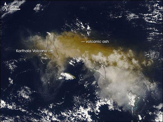 Karthala Volcano, Eruption