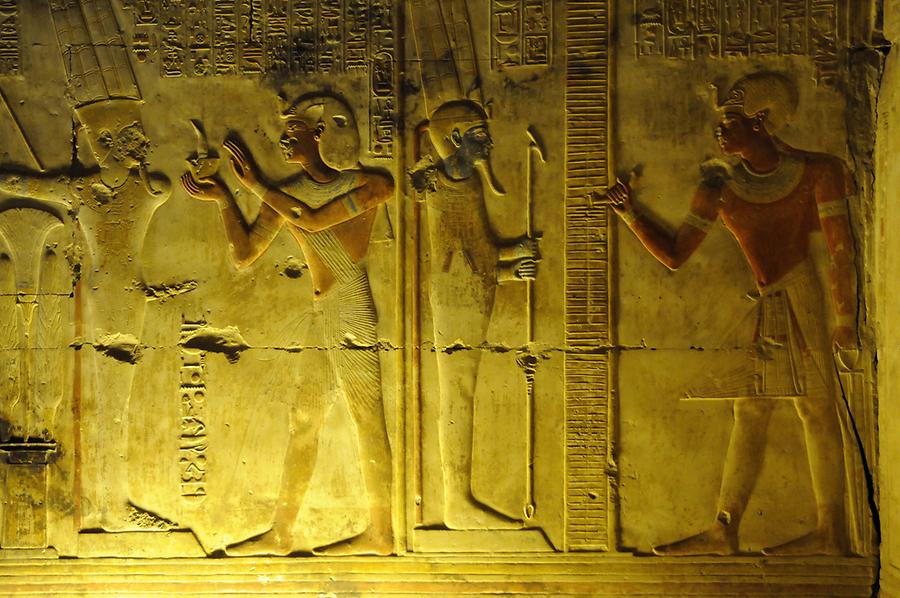 Reliefs, Temple of Abydos