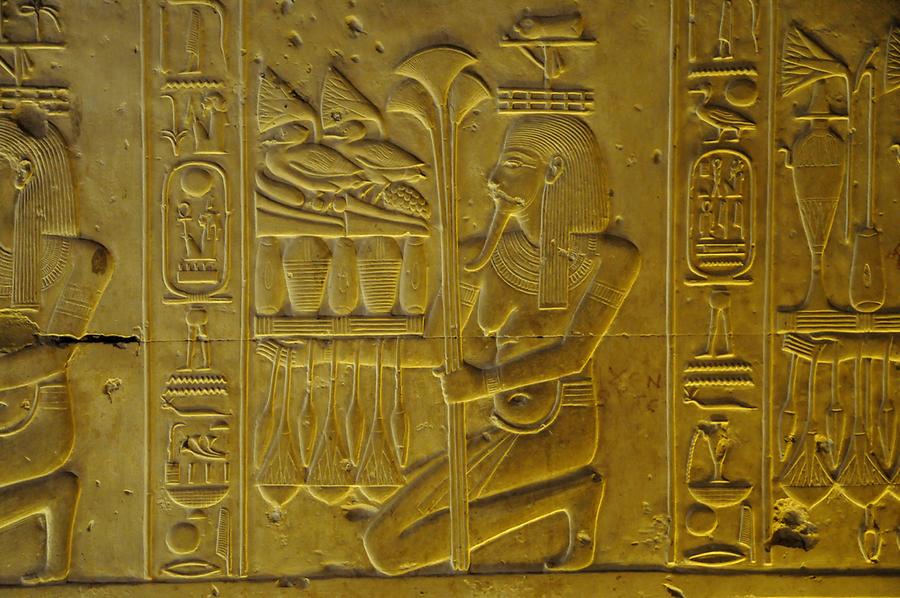 Reliefs, Temple of Abydos