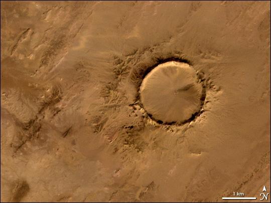 Tenoumer Crater