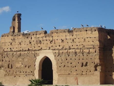 Storks on the walls of Palais El Badii, Photo: © K. Wasmeyer 2016