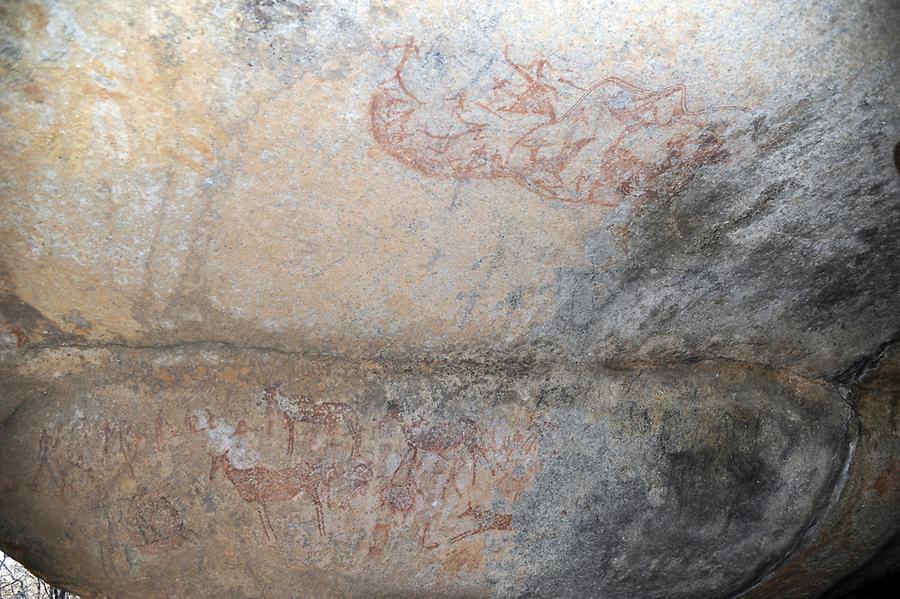 Rock Paintings Bambata Cave