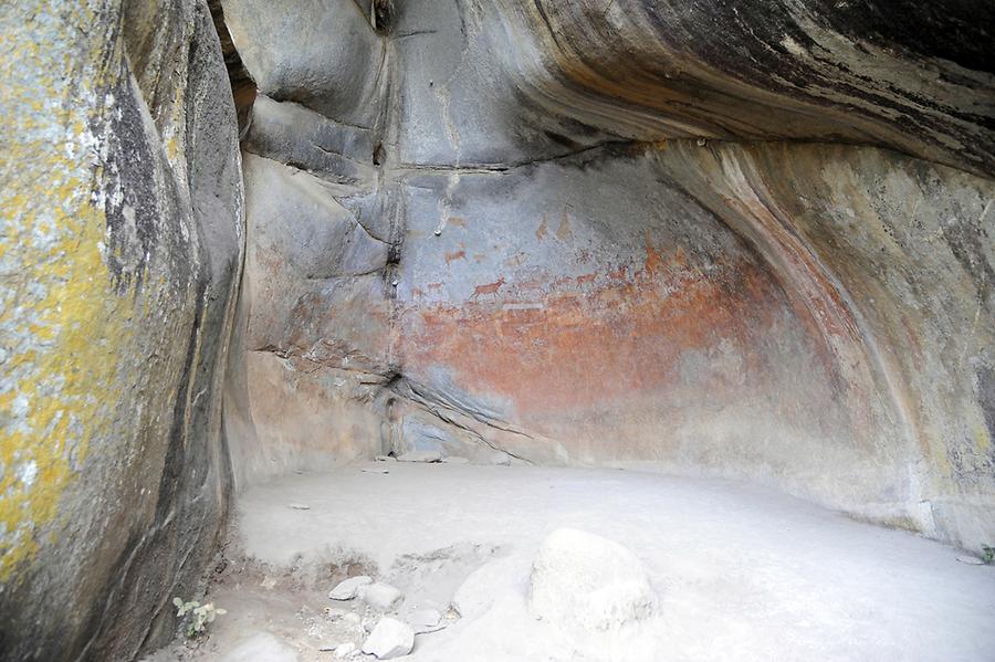 Rock Paintings Nswatugi Cave